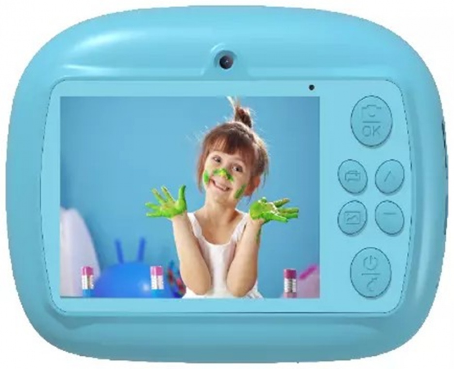 Фотокамера моментальной печати Leef LF-CAM-02, голубая