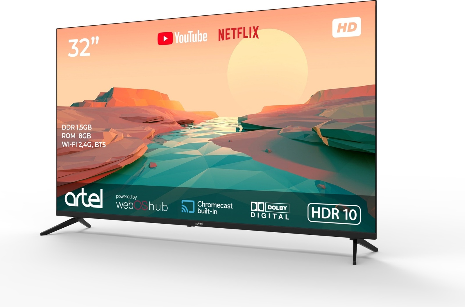 Телевизор Artel A32MH4800 81 см черный