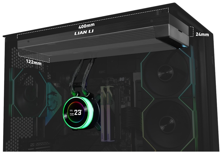 Кулер LIAN LI Hydroshift lI LCD-C 360N Black G89.GHS2LCD36B.00