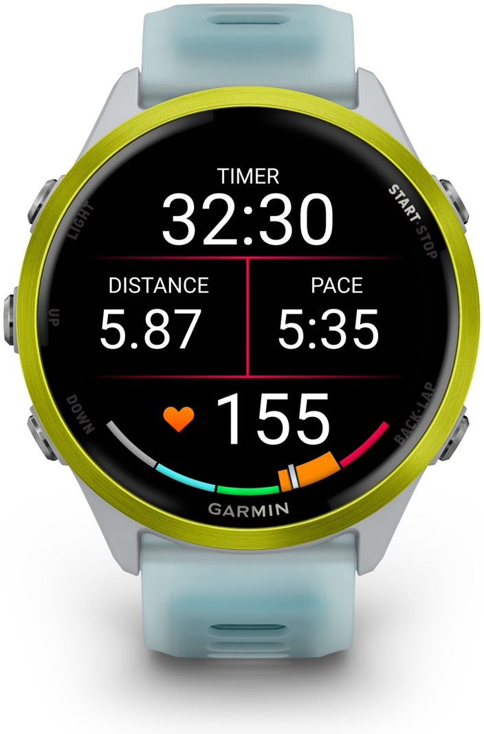 Смарт-часы Garmin Forerunner 570 47 мм белый-синий
