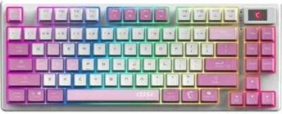 Клавиатура MSI FORGE GK600 TKL W VIOLET белый