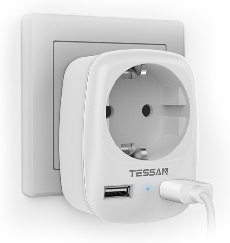 Переходник Tessan TS-611-DE  1шт