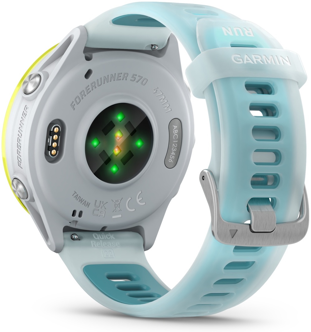 Смарт-часы Garmin Forerunner 570 47 мм белый-синий