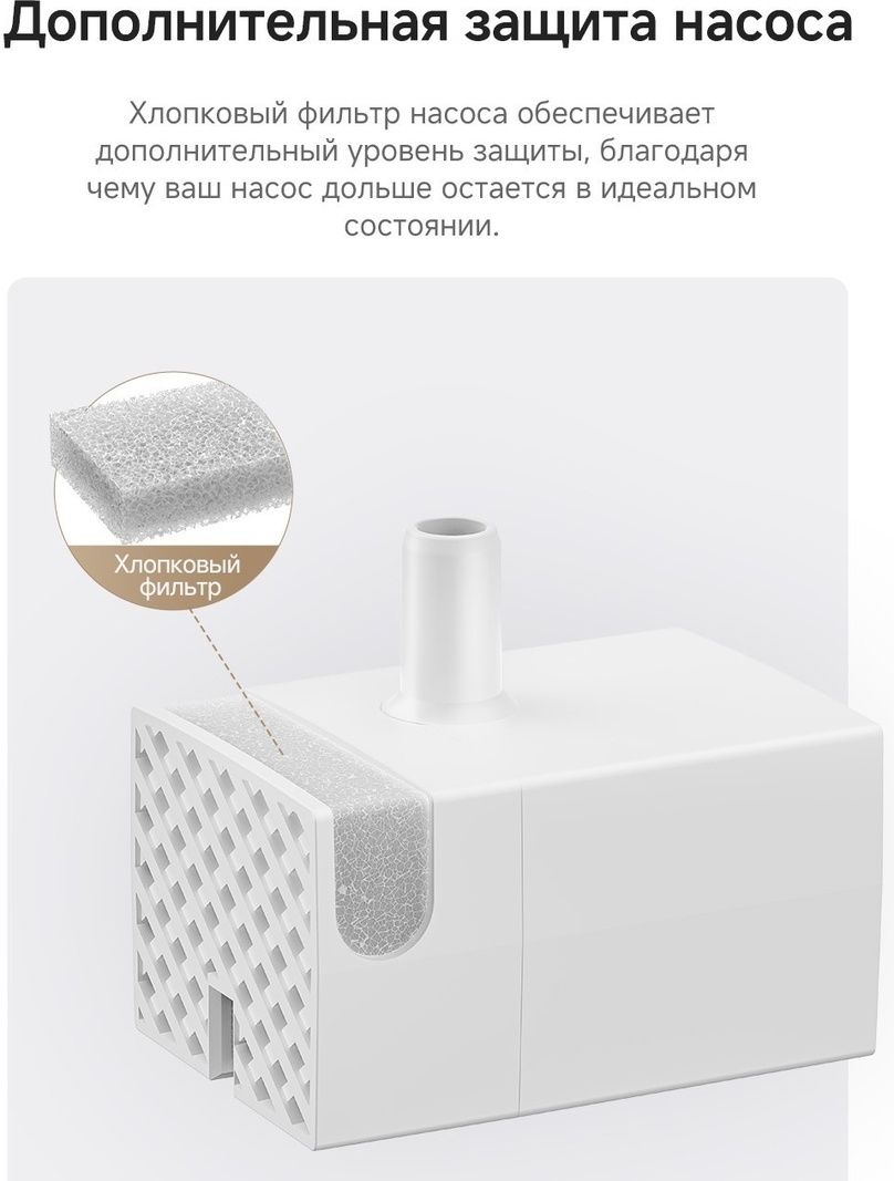 Поилка Trouver WF10 Pro 1500 мл, белая