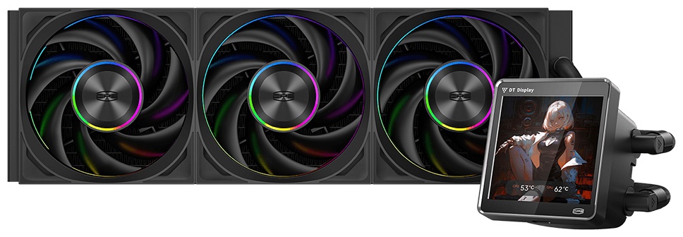 PCcooler DT360 ARGB Display BK