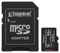 Карта памяти Kingston microSDXC SDCS3/64GB 64 Гб