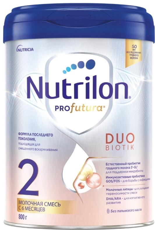 Смесь Nutrilon Profutura 2, с 6 месяцев, 800 г