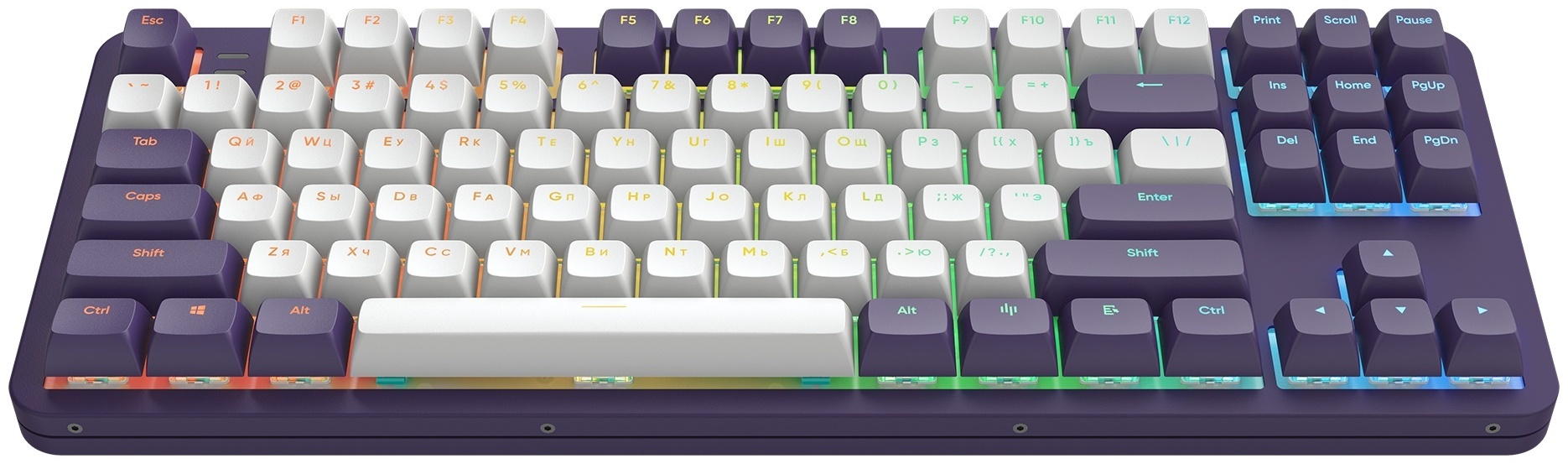 Клавиатура DARK PROJECT ALU87A Violet фиолетовый