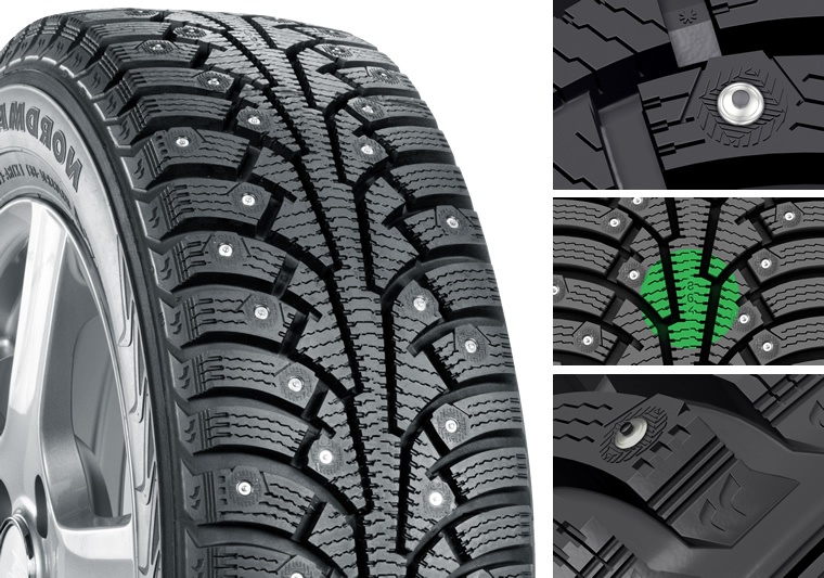 Ikon Tyres (Nokian) Nordman 5 195/55 R16 91 T с шипами