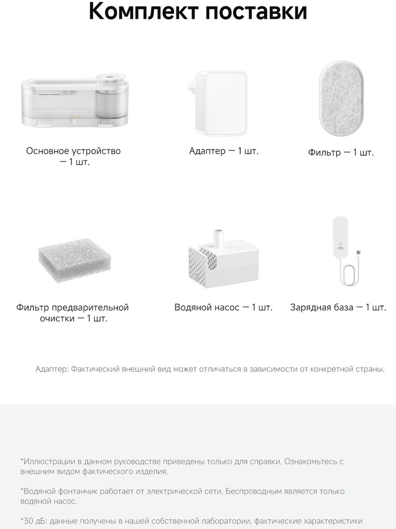 Поилка Trouver WF10 Pro 1500 мл, белая