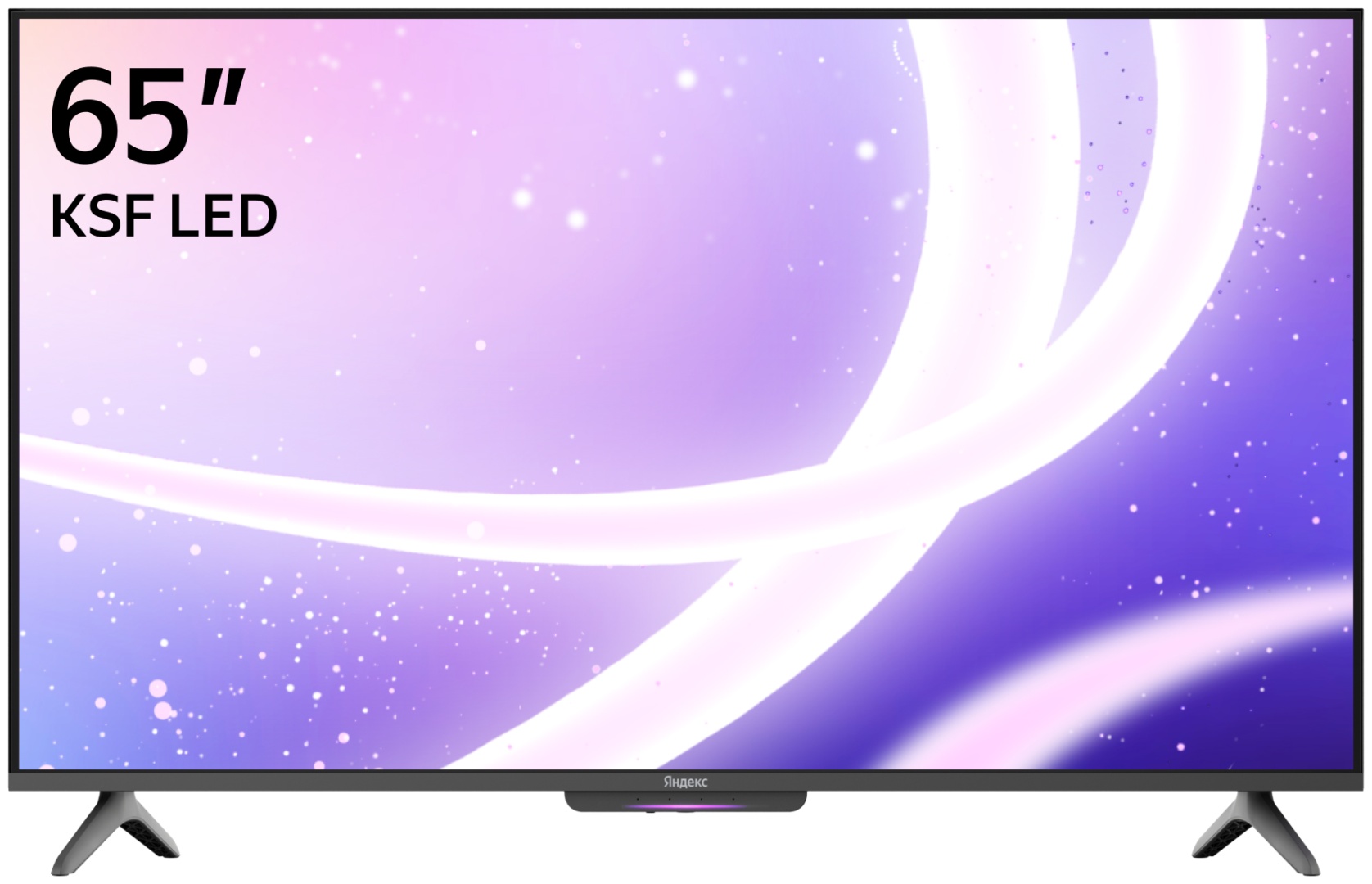 Телевизор Яндекс Бейсик с Алисой YNDX-00077 165 см черный