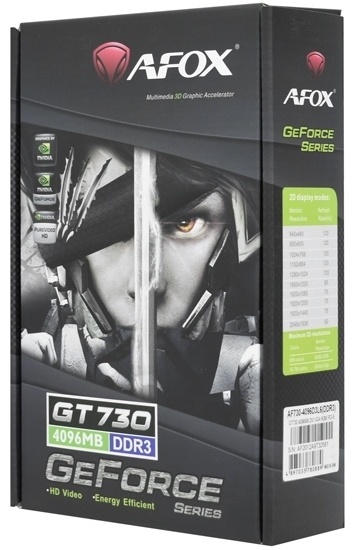 Видеокарта AFOX GeForce GT 730 AF730-4096D3L6 4GB