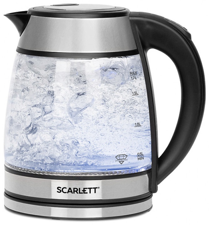 Электрочайник Scarlett SC-EK27G54 серебристый