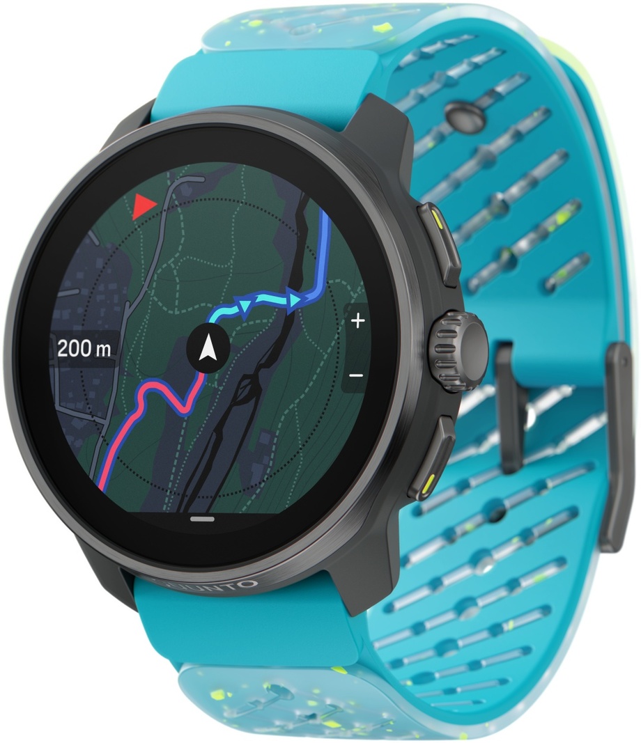 Смарт-часы Suunto Race S Titanium Courtney SS051153000 45 мм черный-голубой