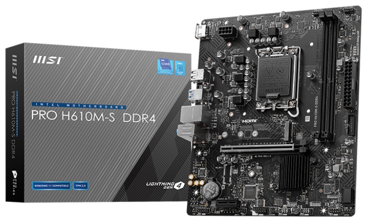 Материнская плата MSI PRO H610M-S DDR4