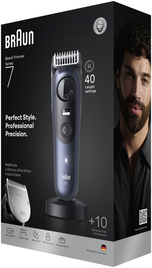 Braun триммер для бороды и усов BT7540