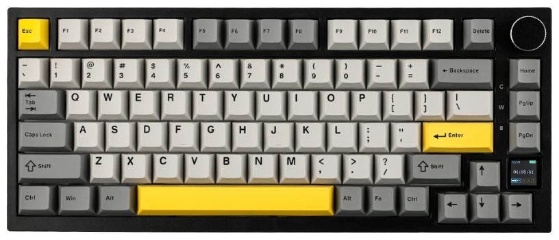 Клавиатура Ajazz AK820 PRO Gift Switch черный