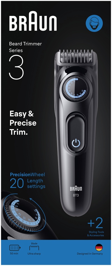Braun триммер для бороды и усов BT3500
