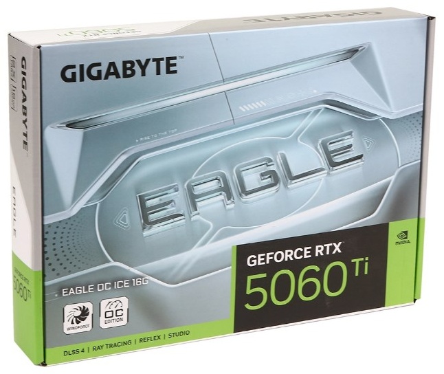 Видеокарта GIGABYTE RTX 5060 Ti Eagle OC Ice (GV-N506TEAGLEOC ICE-16GD) 16 Гб