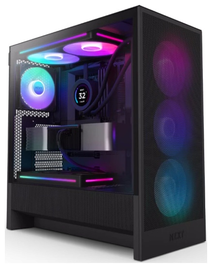 Корпус NZXT H5 Flow RGB CC-H52FB-R1 черный