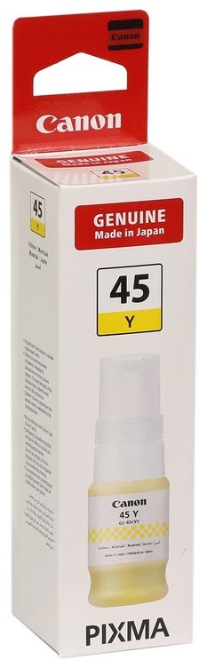 Чернила Canon INK GI-45 Y 6287C001AA 40 мл желтый