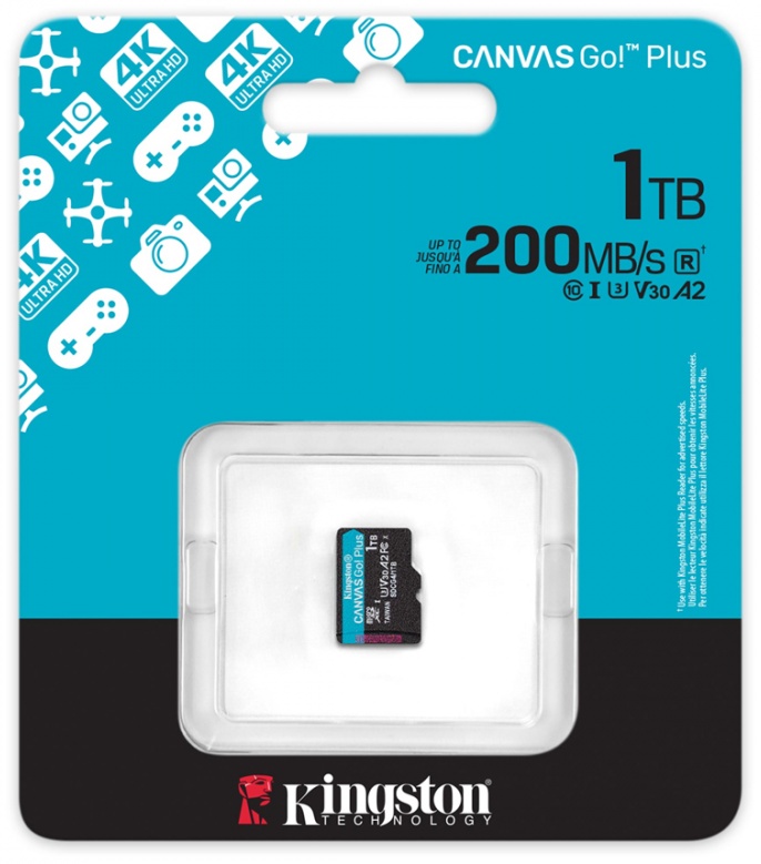 Карта памяти Kingston microSDXC SDCG4/1TBSP 1024 Гб