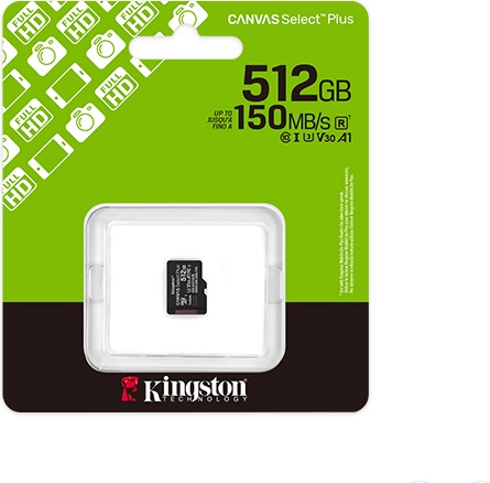 Карта памяти Kingston microSDXC SDCS3/512GBSP 512 Гб