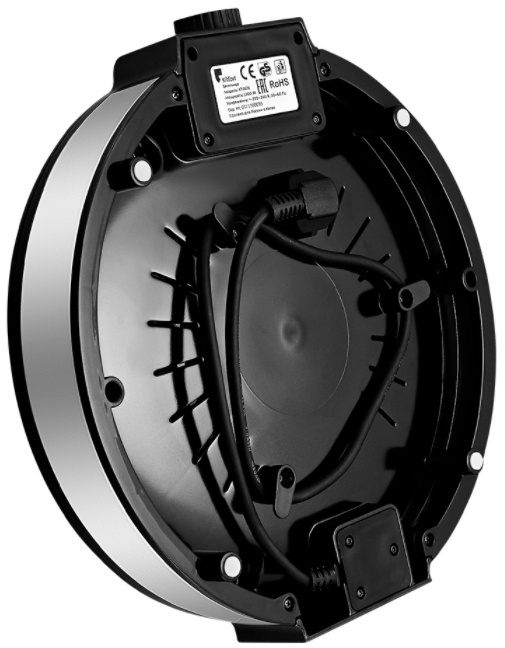 Блинница Kitfort KT-1678, черно-серебристая