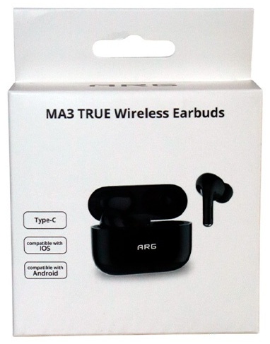Наушники ARG MA3, черные
