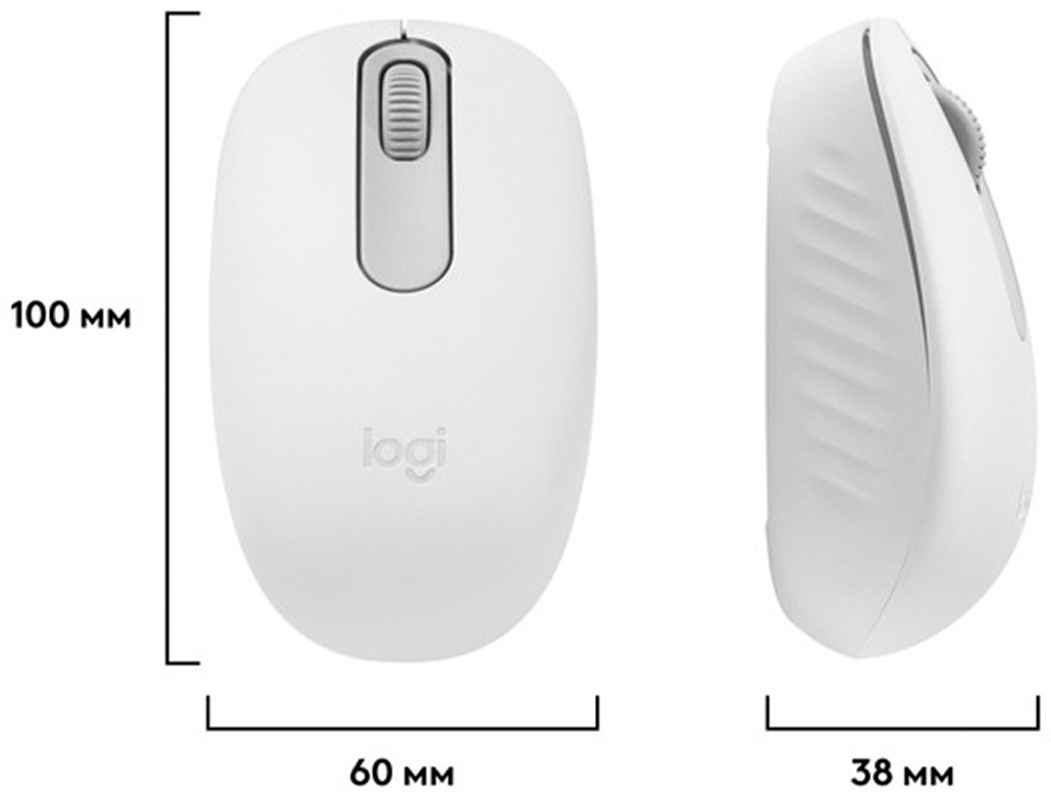 Мышь Logitech M196 Off white белый