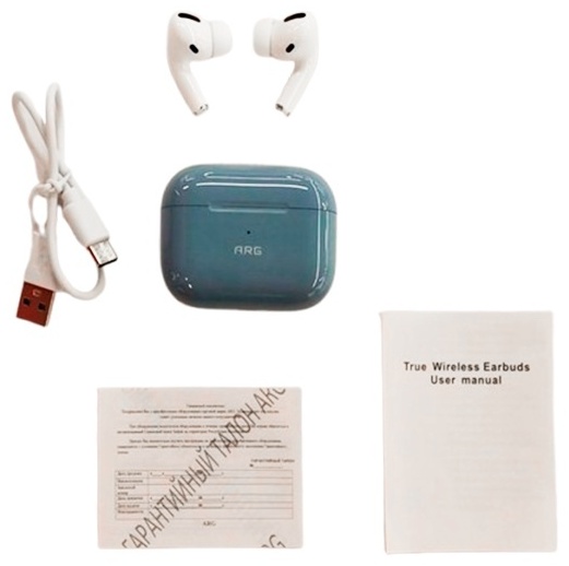 Наушники ARG MA3, голубые