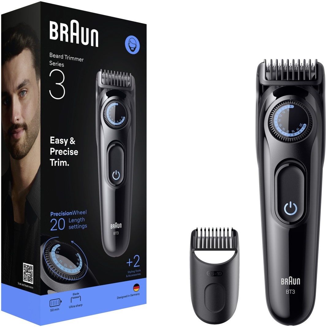 Braun триммер для бороды и усов BT3500