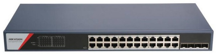 Коммутатор Hikvision DS-3E1528P-SI-24P4F