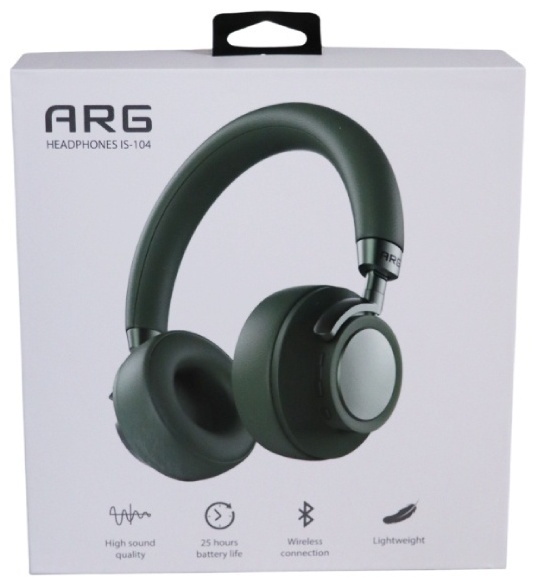 Наушники ARG IS-104 Green, зеленые