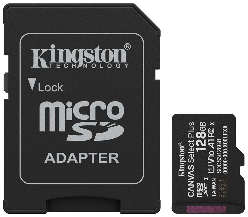 Карта памяти Kingston microSDXC SDCS3/128GB 128 Гб