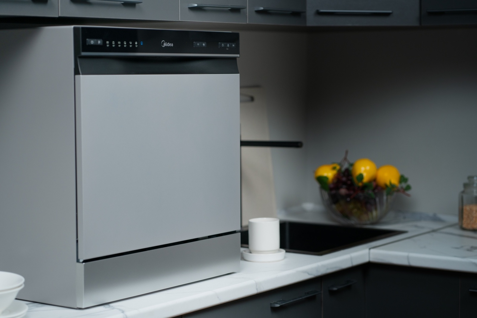 Посудомоечная машина Midea MDWT-827LWS серый