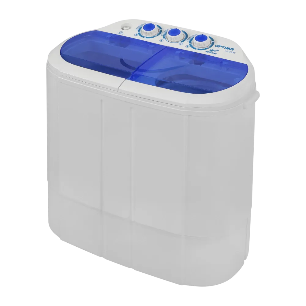 Стиральная машина полуавтомат Optima МСП-35 бело-синяя