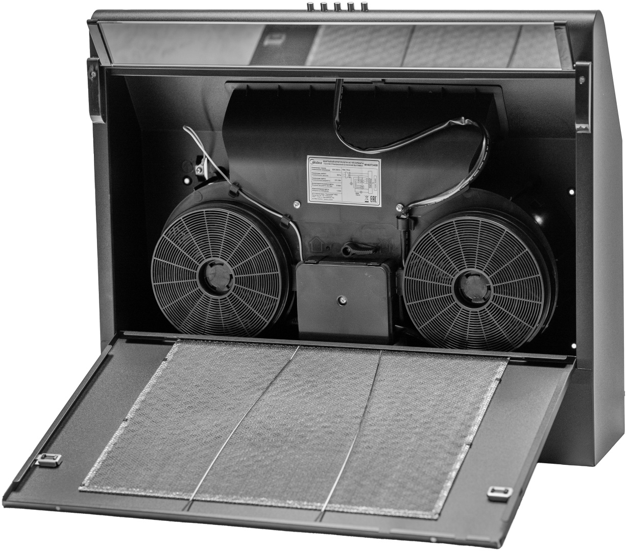 Вытяжка Midea MH60T349 B черный