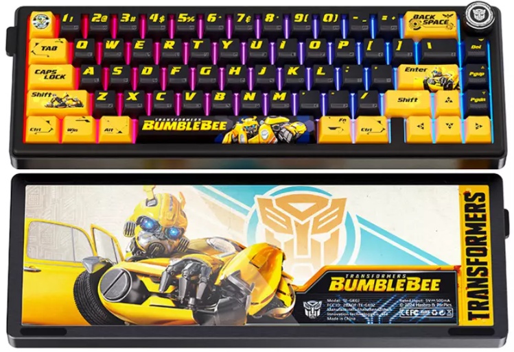 Клавиатура Transformers TF-GK02, желтая