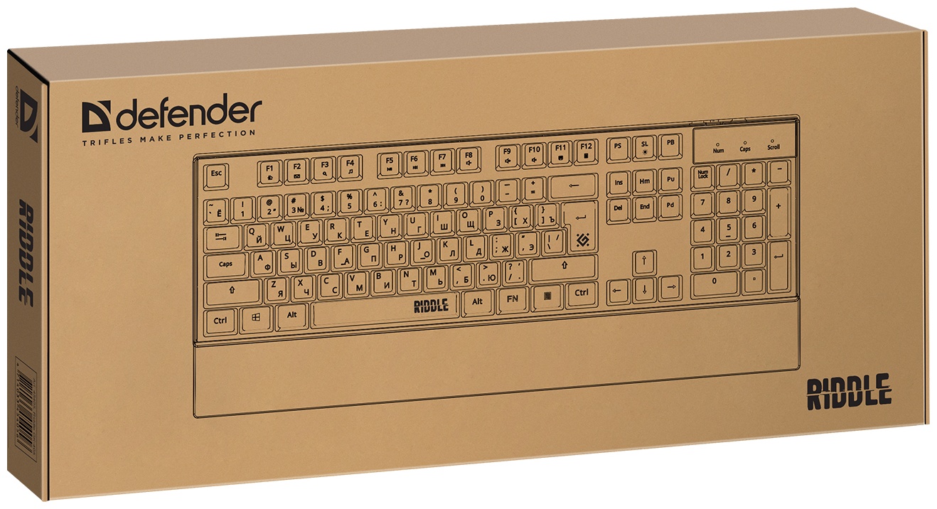 Клавиатура Defender Riddle GK-405 (45405) черный
