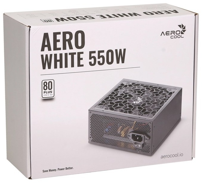 Блок питания AeroCool Aero White 550W