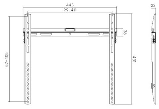 Кронштейн Eco Estelar LP43-44