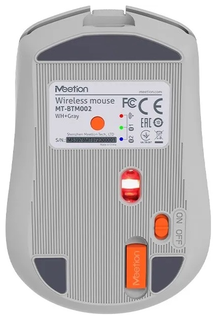 Мышь MeeTion MT-BTM002 White белый