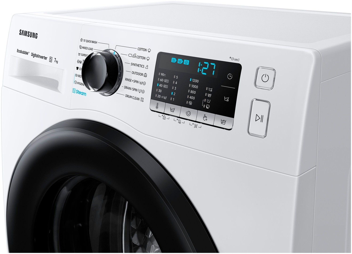 Стиральная машина Samsung KZ WW70AKAS22AELT белый