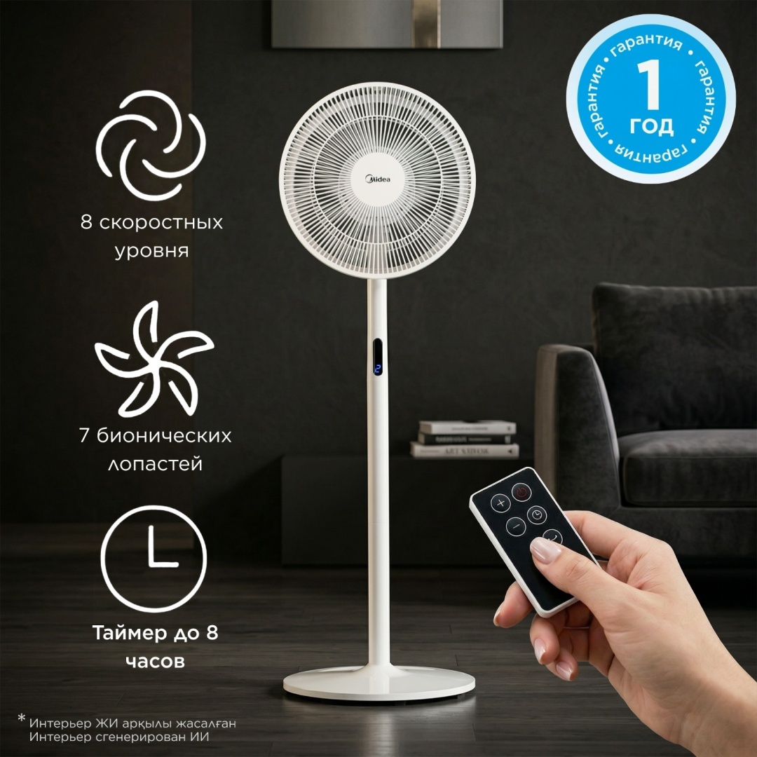 Вентилятор Midea FS40-18BRA белый