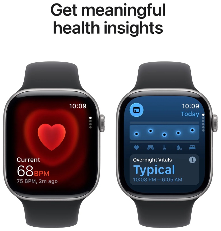 Смарт-часы Apple Watch Series 11 M/L 46 мм серый-черный