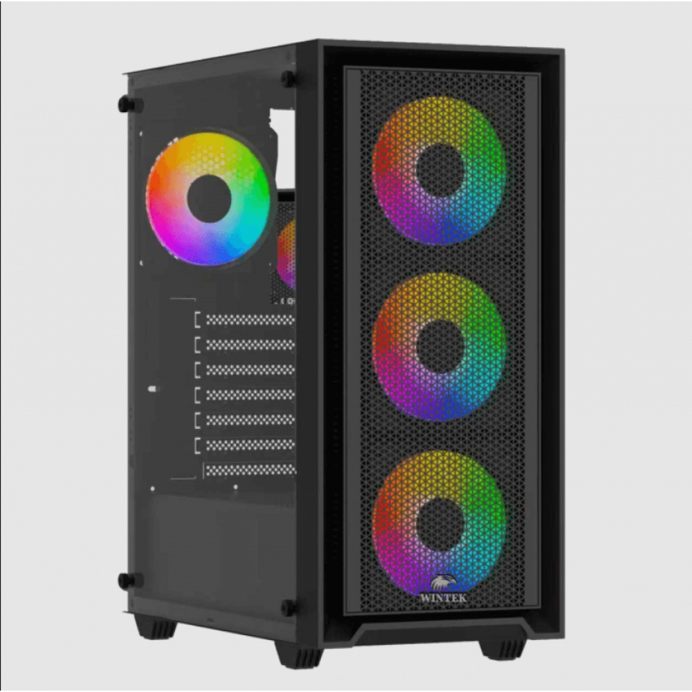 Корпус Wintek Apollo 802-B-M TG черный