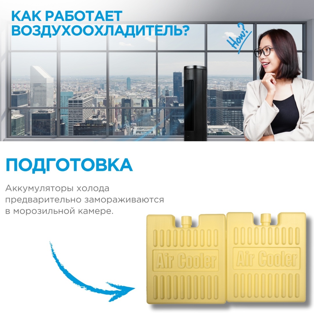 Вентилятор Midea AC100-25JR черный