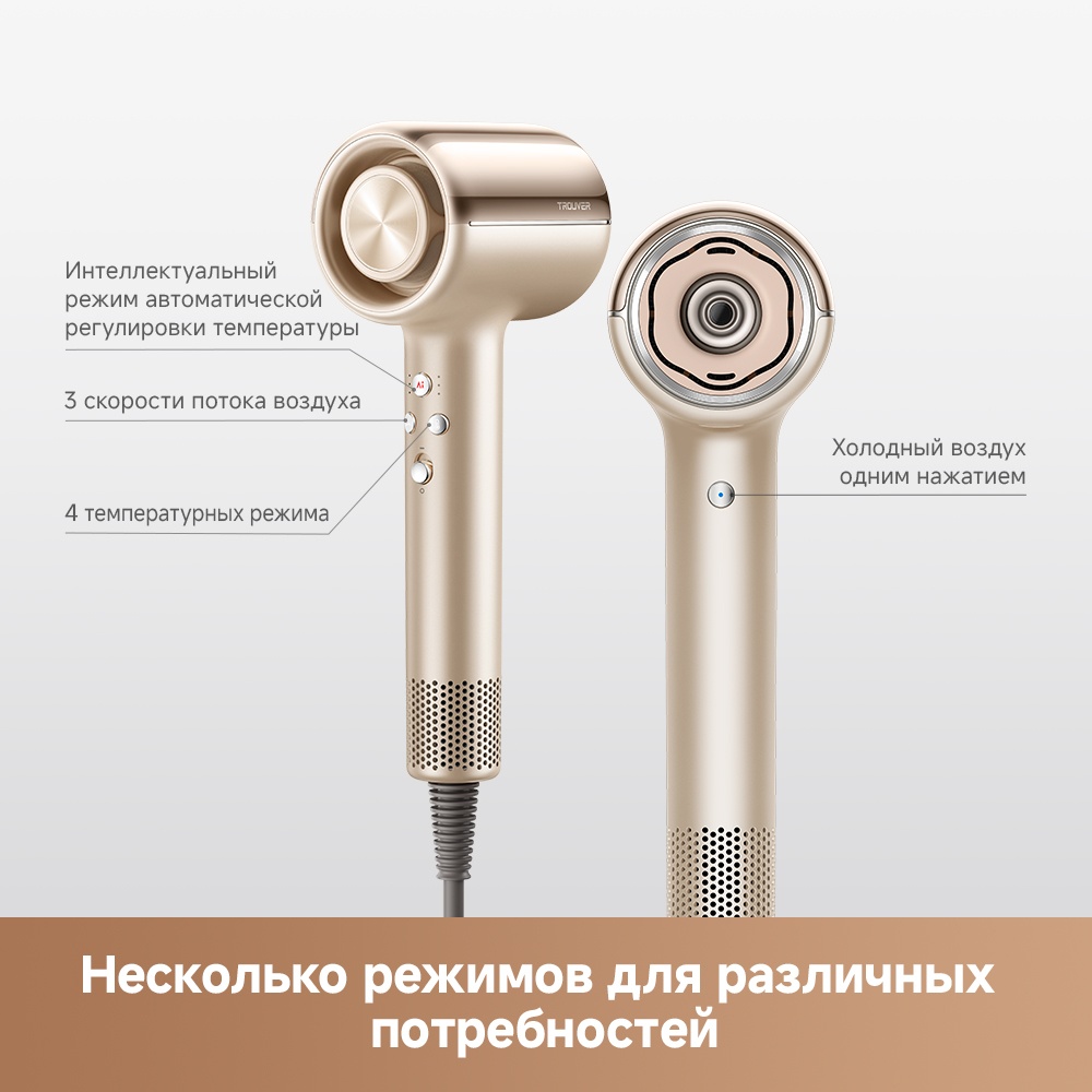 TROUVER Shine 20 фен золотой