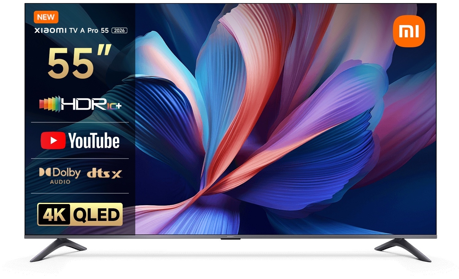 Телевизор Xiaomi A Pro 2026 L55MB-APRU 140 см черный